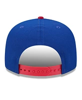 New Era Men's Royal, Red Kansas Jayhawks Two-Tone 9FIFTY Snapback Hat