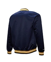 Mitchell & Ness Men's Navy Notre Dame Fighting Irish Lightweight Current Logo Satin Full-Snap Jacket
