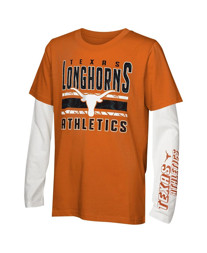 Outerstuff Preschool Texas Longhorns the Mix T-Shirt Combo Set