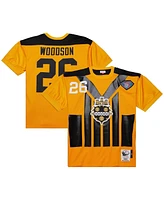 Mitchell & Ness Men's Rod Woodson Gold Pittsburgh Steelers 1994 Authentic Throwback Retired Player Jersey