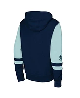 Outerstuff Big Boys and Girls Navy Seattle Kraken Face Off Full-Zip Hoodie