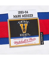 Mitchell & Ness Men's Mark Messier Blue New York Rangers Big Tall 1993/94 Line 2.0 Jersey