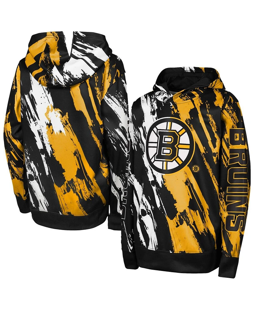 Outerstuff Preschool Black Boston Bruins Master Snipe Pullover Hoodie