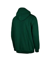 New Era Men's Milwaukee Bucks Hunter Green Tip-Off Collection Pullover Hoodie