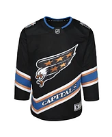 Outerstuff Big Boys and Girls Black Washington Capitals Alternate 50th Anniversary Premier Jersey