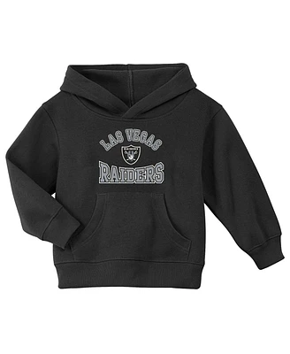 Outerstuff Toddler Black Las Vegas Raiders Home Town Pullover Fleece Hoodie