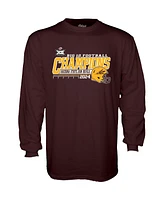 Blue 84 Men's Maroon Arizona State Sun Devils 2024 Big 12 Football Conference Champions Locker Room Long Sleeve T-Shirt