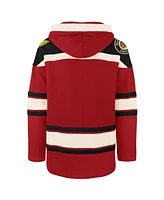 '47 Brand Red 2025 Nhl Winter Classic Superior Lacer Pullover Hoodie