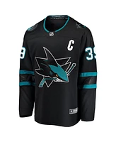 Fanatics Men's Logan Couture Black San Jose Sharks Alternate Premier Breakaway Player Captain Jersey