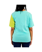 Loungefly Men's and Women's Blue/Green Scooby-Doo Munchies Color Block T-Shirt