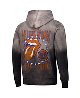 Sportiqe Men's and Women's Gray Rolling Stones x New York Knicks Collab Pullover Hoodie