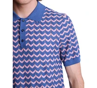 Paisley & Gray Men's Chevron-Pattern Polo Shirt