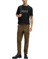 Boss by Hugo Men's Slim-Fit Logo Print Shirt