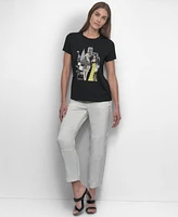 Dkny Women's Short-Sleeve Graphic T-Shirt