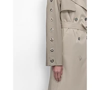 Dkny Women's Belted Grommet-Sleeve Trench Coat