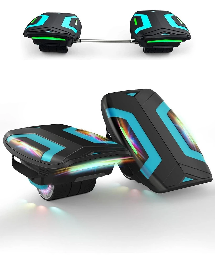 Gyroshoes S300 Hovershoes Electric Hoverboard with Led Lights,UL2272 Certificated Self-balancing two-wheeled electric scooters Hovershoes for Kids and