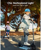 Gyroshoes H30Max Kids Electric Scooter, 150W Motor, Led Lights, Bluetooth Music, Dual Brakes, Fast Charging