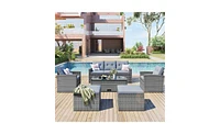 Slickblue Outdoor Dining Conversation Set for Stylish and Comfortable Gatherings