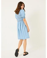 FatFace Women's Juniper Denim Dress