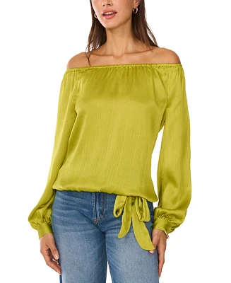 Vince Camuto Women's Off-The-Shoulder Long-Sleeve Top