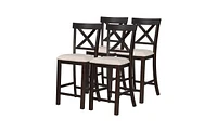 Slickblue 6-Piece Counter Height Dining Table Set for Stylish and Functional Spaces