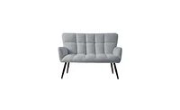 Slickblue Small Loveseat Sofa for Cozy and Space-Saving Living Room Seating