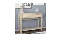Slickblue Console Table with 2 Drawers for Entryway Storage and Stylish Decor