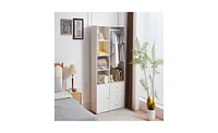 Slickblue Elegant Bedroom Armoire for Stylish and Spacious Clothing Storage