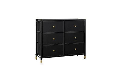 Slickblue Stylish Drawer Dresser with Spacious Storage for Bedroom or Living Room Organization