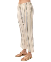 O'Neill Juniors' Brenda Cotton Gauze Striped Pants