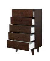 Slickblue Multifunctional Dresser Cabinet Bar Cabinet with Storage for Bedroom or Home Bar Organization