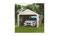 Slickblue Durable Carport Roof for Vehicle Protection and Outdoor Shelter