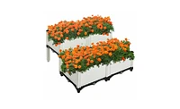 Slickblue 4PCS Planting Box Set for Organized and Versatile Outdoor Gardening