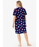 Dreams & Co. Plus Size Print Sleepshirt