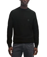 Boss by Hugo Men's Logo Patch Regular-Fit Sweater