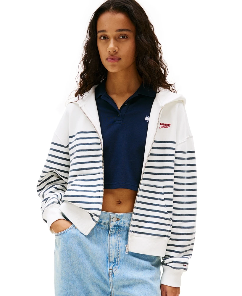 Tommy Jeans Women's Full-Zip Logo Hoodie