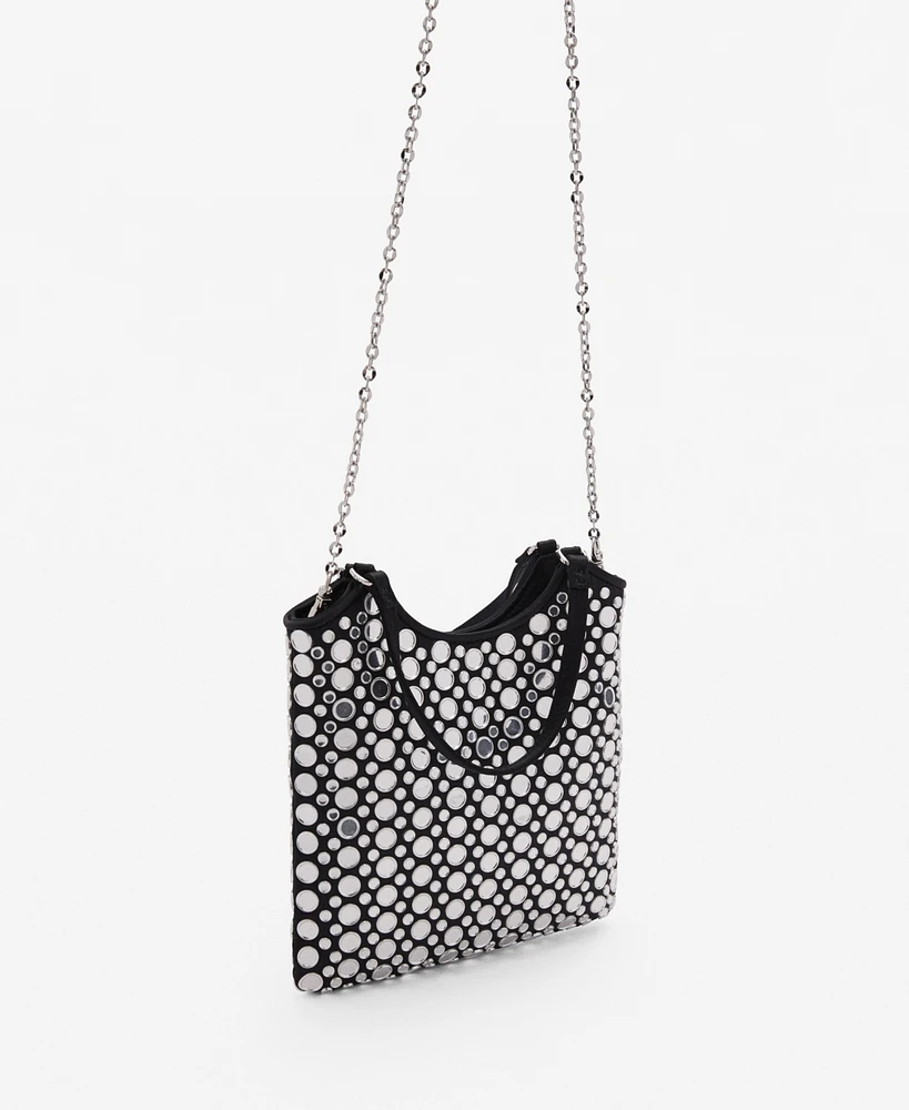 Mango Women's Mirror Detail Mini Bag