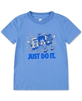 Nike Toddler and Little Boys Music Just Do It Graphic Crewneck T-Shirt