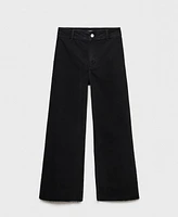 Mango Women's Catherin Culotte High-Rise Jeans