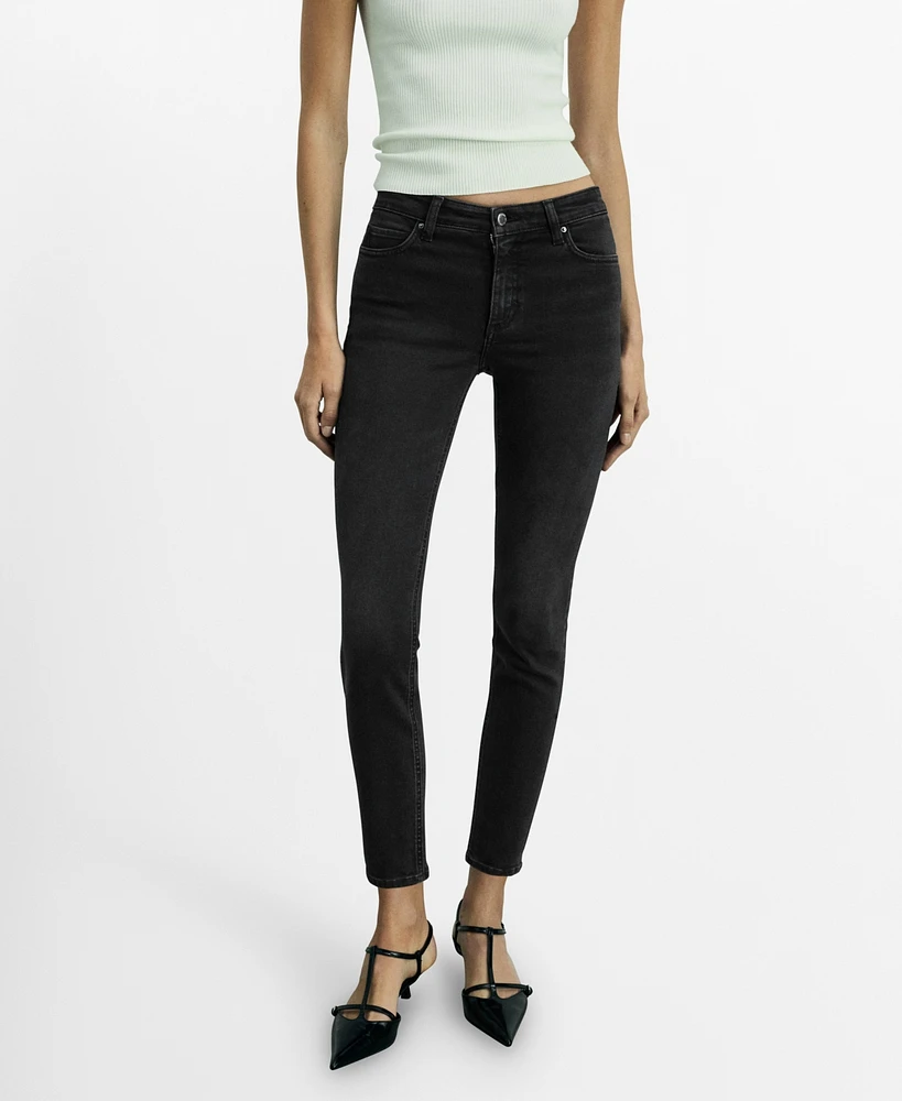 Mango Women's Newisa Medium-Rise Skinny Jeans