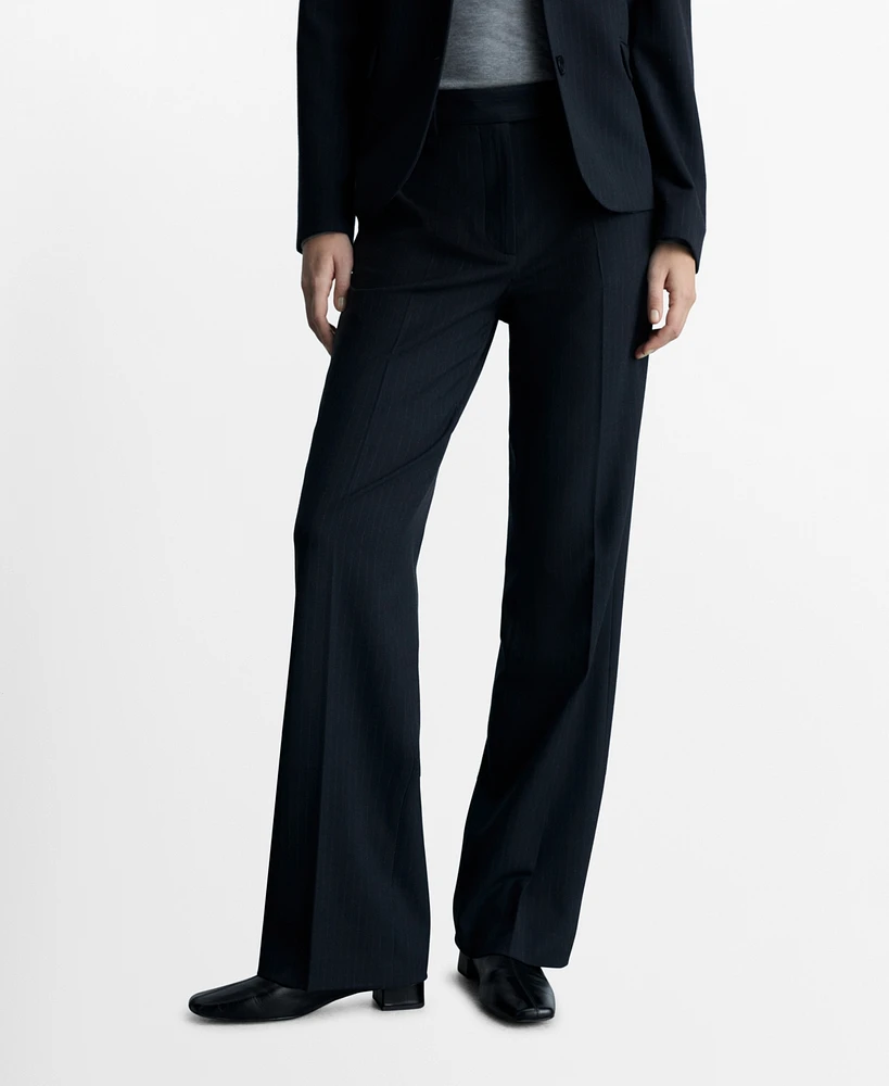 Mango Women's Pinstripe Suit Pants