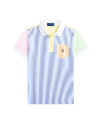 Polo Ralph Lauren Toddler and Little Boys Striped Oxford Mesh Shirt