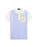 Polo Ralph Lauren Toddler and Little Boys Striped Oxford Mesh Shirt