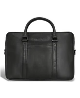 Champs Onyx Collection Leather Slim Briefcase