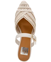 Dv Dolce Vita Women's Domain Raffia Woven Flat Mules
