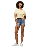 Tommy Jeans Women's Cotton Crop Varsity Crewneck Tee