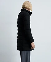 Mango Women's Water-Repellent Quilted Coat