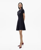 Mango Women's Button Knit Dress