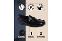 Marc Joseph New York Elliot Road Hands-Free Slip On Technology Leather Buckle Loafers