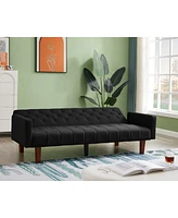 Slickblue Double Sofa Convertible Living Room Bed for Stylish Seating and Versatile Sleeping Solution